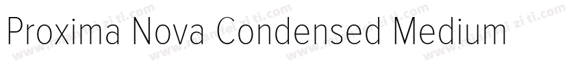 Proxima Nova Condensed Medium Itali字体转换